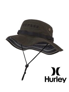 Rare Hurley x Cryptik Mana Hieroglyphics Print Bucket Boonie Hat